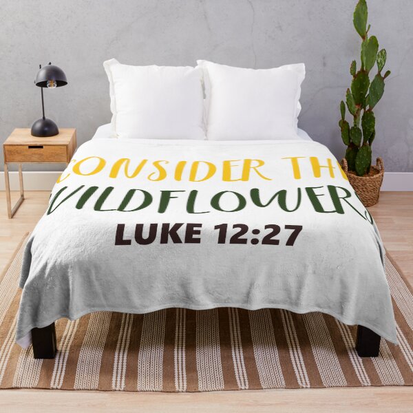 Item preview, Consider the Wildflowers Luke 12:27 Inspirational designed and sold by Lillyamstronger.