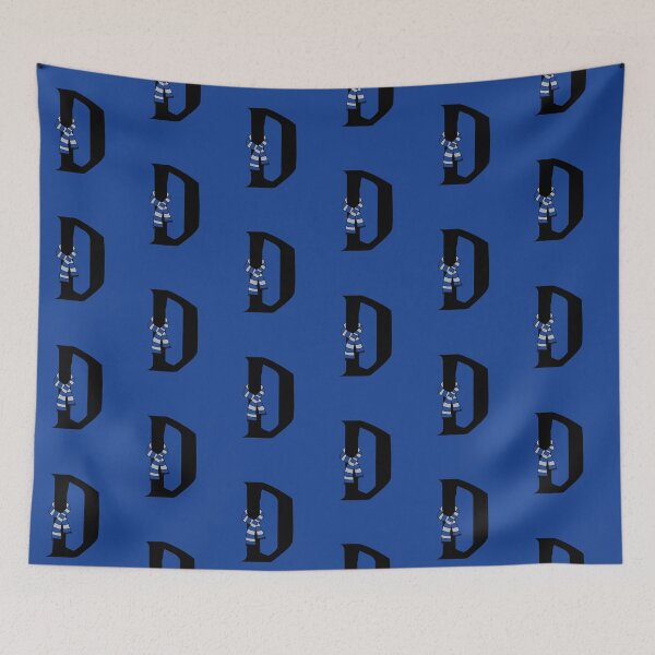 Item preview, Letter D first name harry p house eagle raven blue silver gray wizard magic school scarf designed and sold by manonpradier.