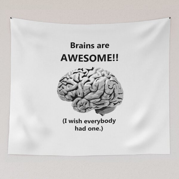 Item preview, Graphic Art Brain Quote designed and sold by GetItGiftIt.