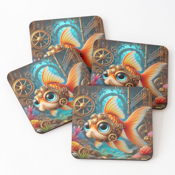 Item preview, Steampunk Goldfish designed and sold by Sillytoe.