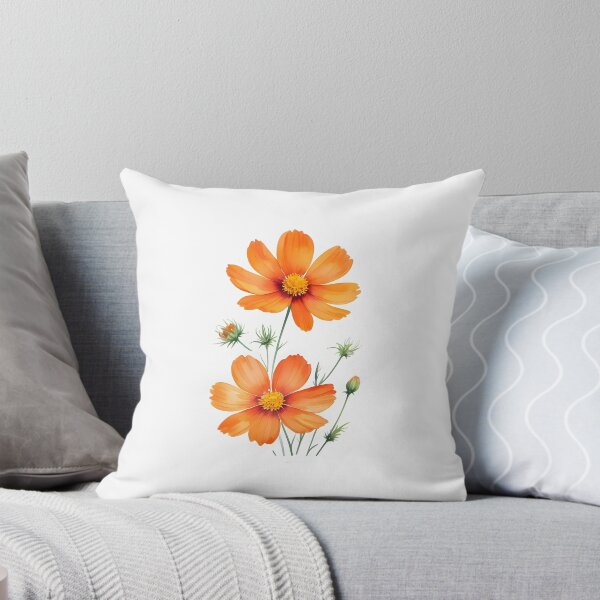 Aperçu de l'œuvre Cosmos orange (Cosmos sulfureus) créée et vendue par HOMETOWN86.