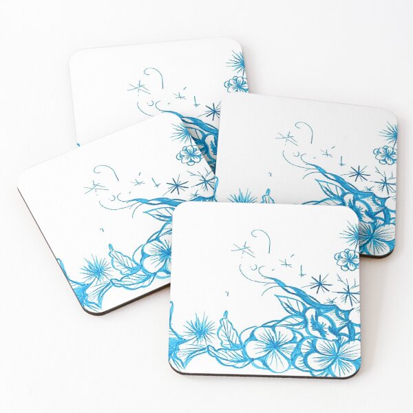 Item preview, Blue FLOWER Design designed and sold by MyBottomShelf.
