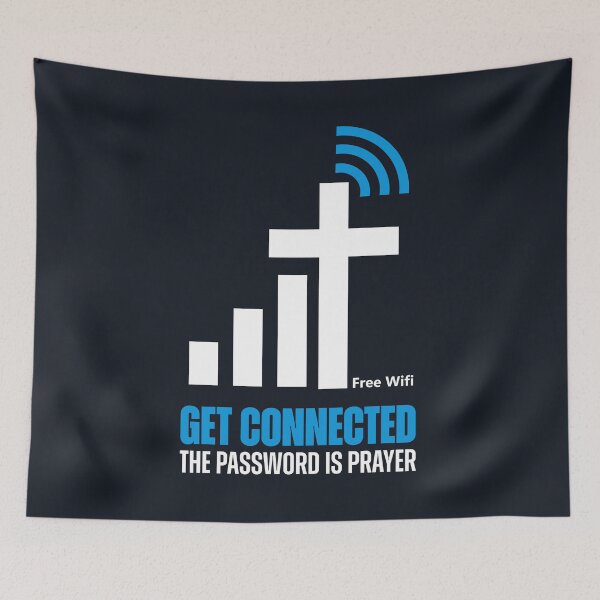 Item preview, Free WiFi, Get Connected to God - Password Is Prayer designed and sold by Lillyamstronger.