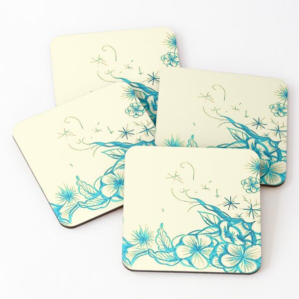 Item preview, Blue FLOWER Design No. 2 designed and sold by MyBottomShelf.