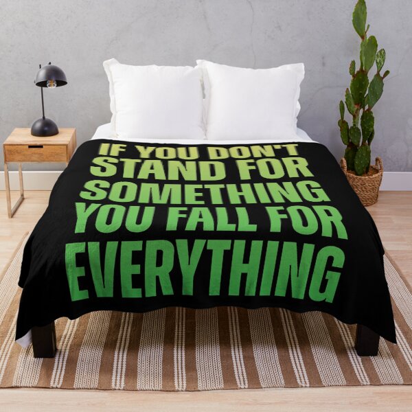 Item preview, Stand for Something, or Fall for Everything Inspirational designed and sold by Lillyamstronger.