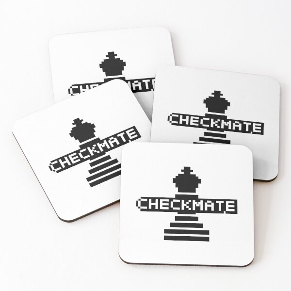 Item preview, Checkmate in Pixel Form designed and sold by 8bitdecalworld.