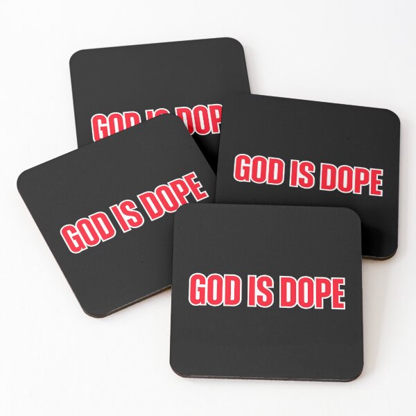 Aperçu de l'œuvre God Is Dope Inspirational Faith créée et vendue par Lillyamstronger.