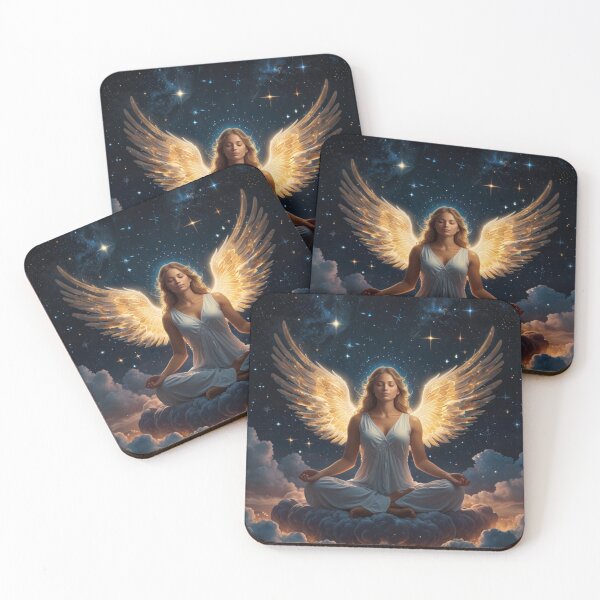 Item preview, Guardian Light: Angel Home Decor for Positive Vibes designed and sold by Heavenly Resonance.