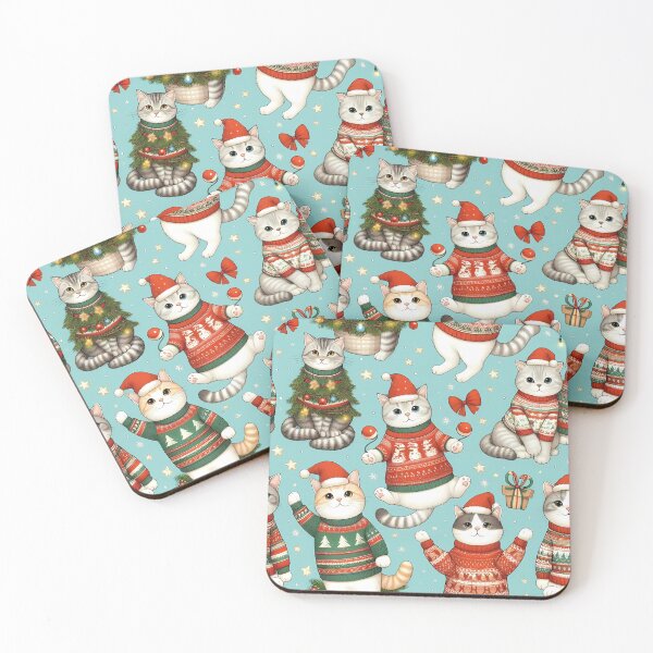 Item preview, Festive Cats Holiday Sweaters designed and sold by JavisSRDesign.