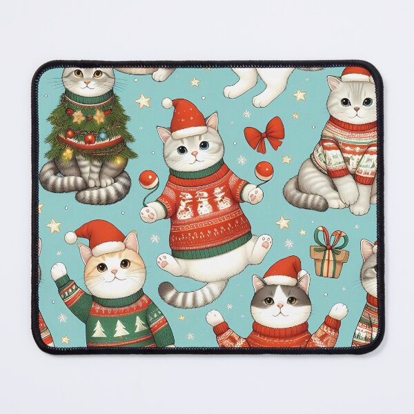 Item preview, Festive Cats Holiday Sweaters designed and sold by JavisSRDesign.