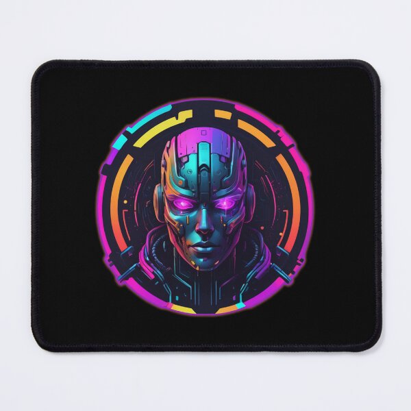 Item preview, Cybernetic Warrior, Colorful Circular Logo, Cyber Goth designed and sold by Burn-Ego.