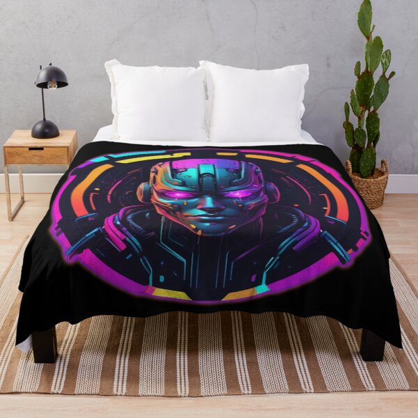 Item preview, Cybernetic Warrior, Colorful Circular Logo, Cyber Goth designed and sold by Burn-Ego.