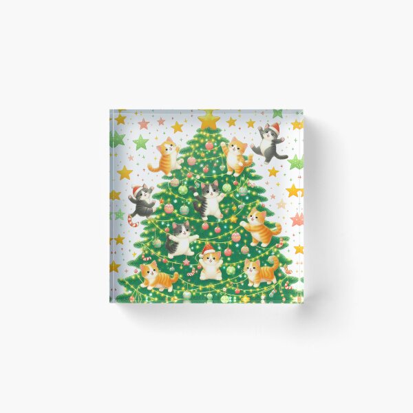 Item preview, Playful Cats Christmas Tree designed and sold by JavisSRDesign.