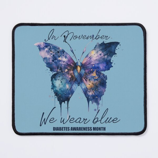 Item preview, In November we wear blue - Diabetes Awareness Month designed and sold by Designs by Modem.