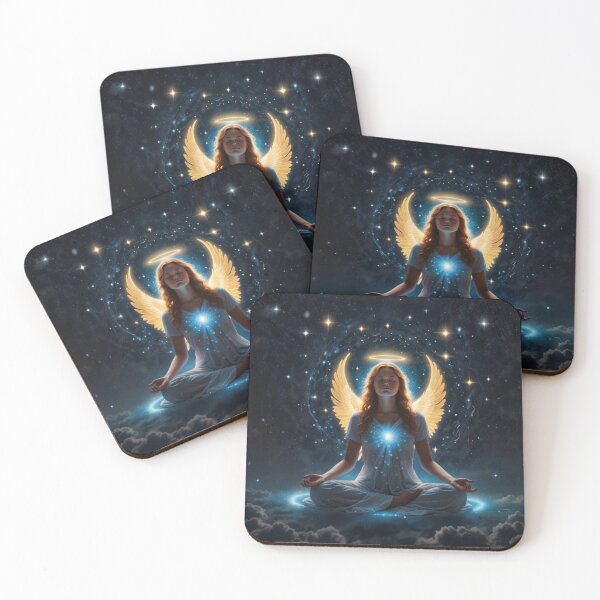 Item preview, Angelic Visions: Dreamy Angel Shower Curtain for Tranquility designed and sold by Heavenly Resonance.