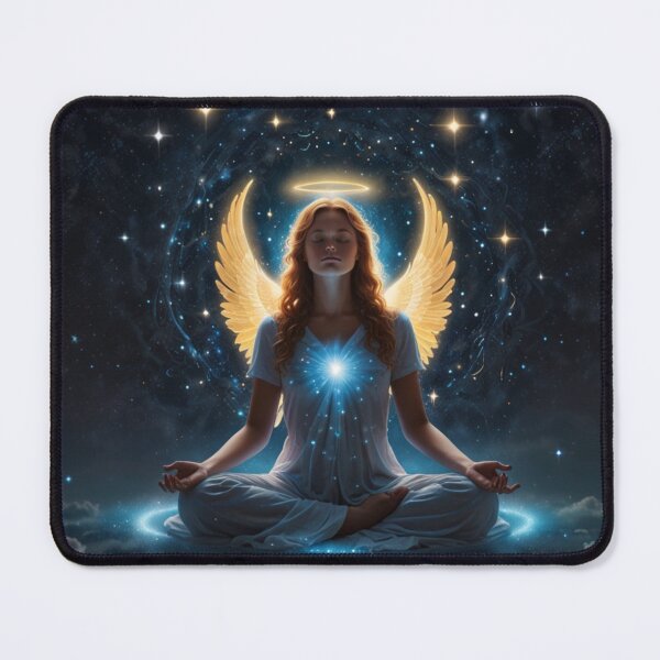 Item preview, Angelic Visions: Dreamy Angel Shower Curtain for Tranquility designed and sold by Heavenly Resonance.