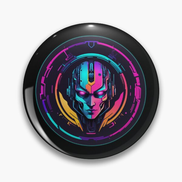 Item preview, Colorful Cyberpunk, Circular Logo, Cyber Goth designed and sold by Burn-Ego.
