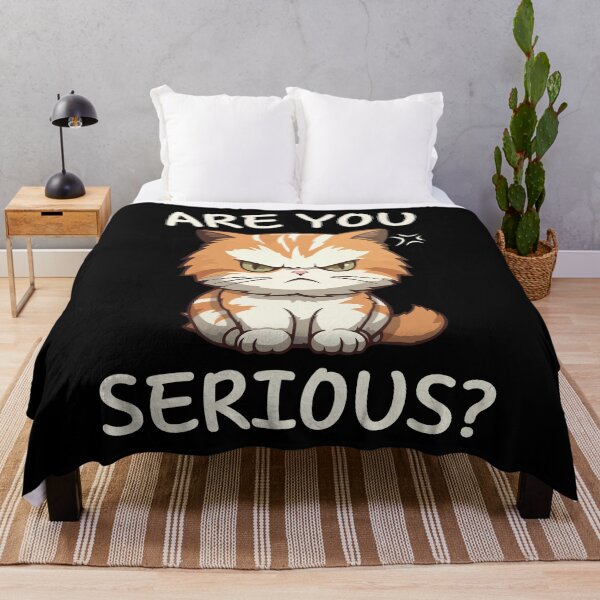 Item preview, Are You Serious? Grumpy Funny Cat LOver designed and sold by thebest-2studio.