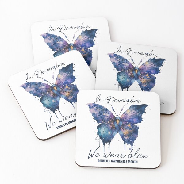 Item preview, In November we wear blue - Diabetes Awareness Month designed and sold by Designs by Modem.