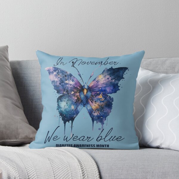 Item preview, In November we wear blue - Diabetes Awareness Month designed and sold by Designs by Modem.