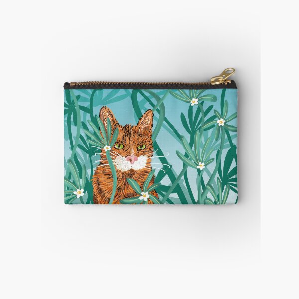 Item preview, cat in flowerbed designed and sold by MRwonderfool.