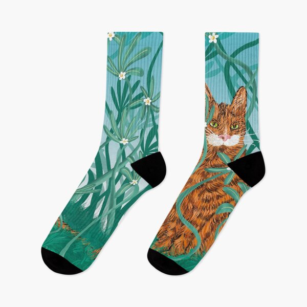 Item preview, cat in flowerbed designed and sold by MRwonderfool.