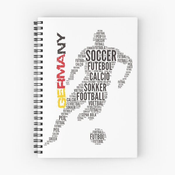 Artikelvorschau, Deutschland Fußball Typografie entworfen und verkauft von goodspy.