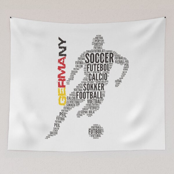 Item preview, Germany Football Typography designed and sold by goodspy.