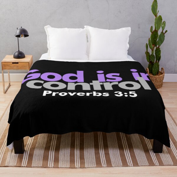 Item preview, God Is in Control - Proverbs 3:5 Inspirational designed and sold by Lillyamstronger.