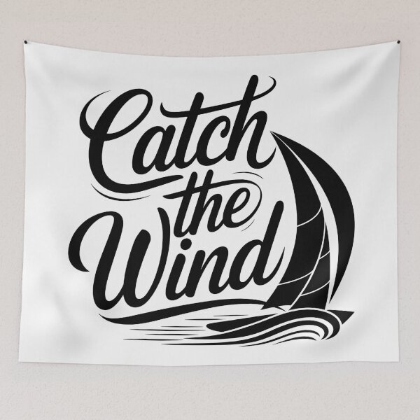 Item preview, Catch the Wind – Blac Vintage Sailboat Design for Sailing Lovers designed and sold by Prime-Studio.