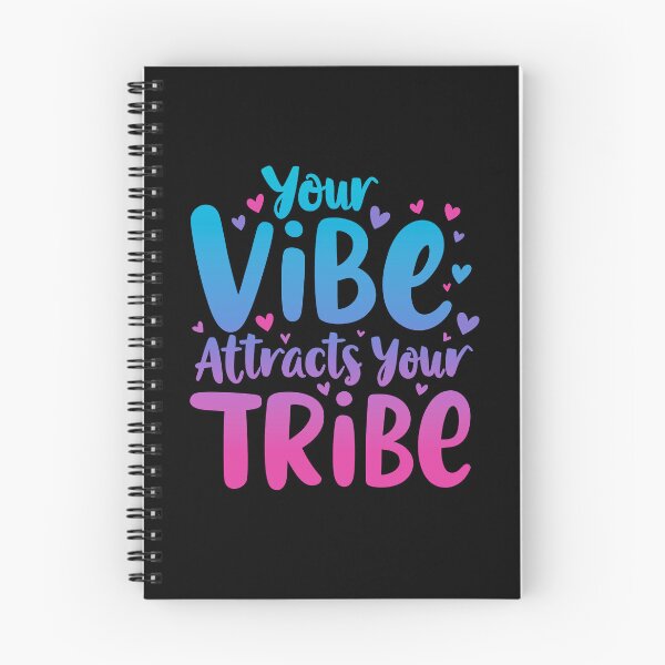 Item preview, Your Vibe Attracts Your Tribe Motivational Quote designed and sold by ThreeftlyPicks.