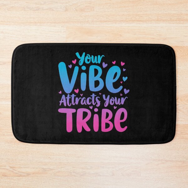 Item preview, Your Vibe Attracts Your Tribe Motivational Quote designed and sold by ThreeftlyPicks.