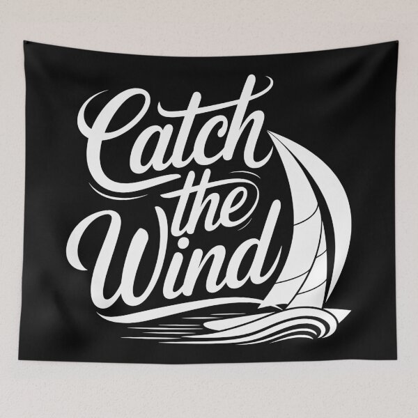 Item preview, Catch the Wind – White Vintage Sailboat Design for Sailing Lovers designed and sold by Prime-Studio.
