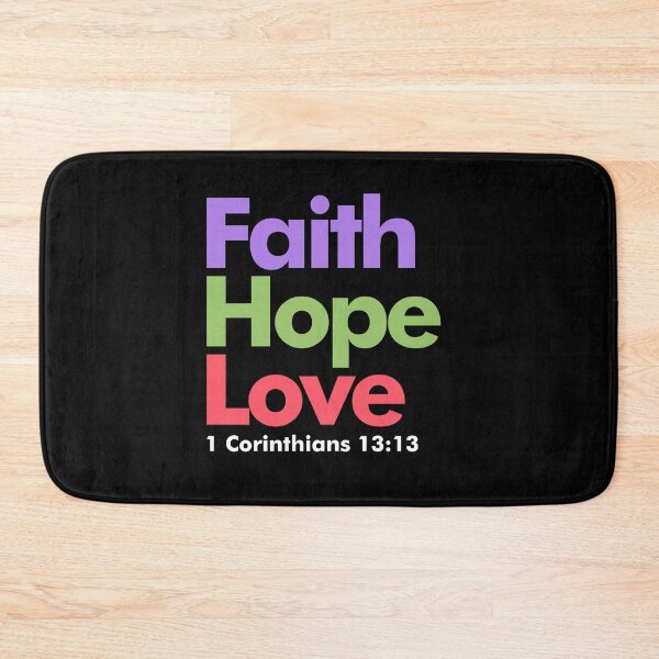 Item preview, Faith, Hope, Love - 1 Corinthians 13:13 Inspirational designed and sold by Lillyamstronger.