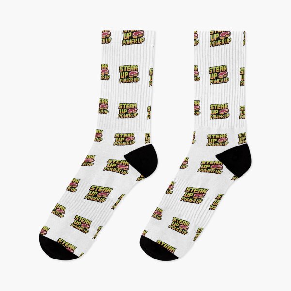 Item preview, Power-Packed Steak-Up Mode! designed and sold by 8bitdecalworld.