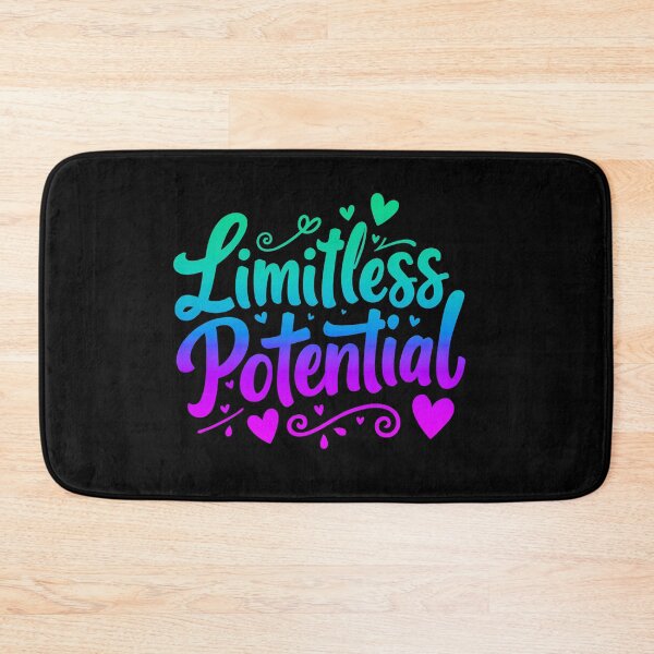 Item preview, Limitless Potential Inspirational Quote designed and sold by ThreeftlyPicks.
