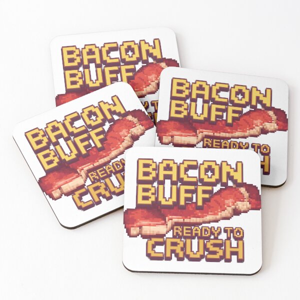 Item preview, Bacon Buff: Fueled and Ready to Dominate designed and sold by 8bitdecalworld.