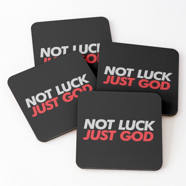 Item preview, Not Luck, Just God - Faith Filled Inspirational designed and sold by Lillyamstronger.