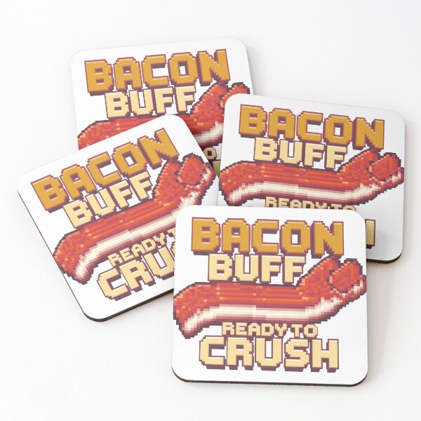 Item preview, Buffed Up & Bacon-Powered: Crush Mode On designed and sold by 8bitdecalworld.