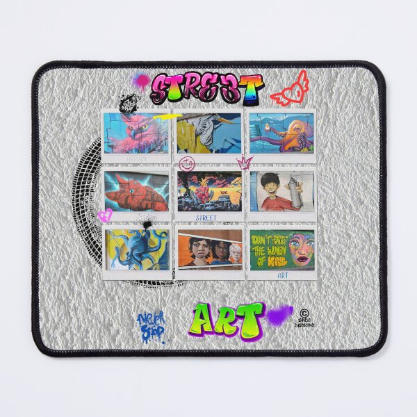 Item preview, Urban street art graffiti collage designed and sold by Endo Designs - cause Love and Life matters.