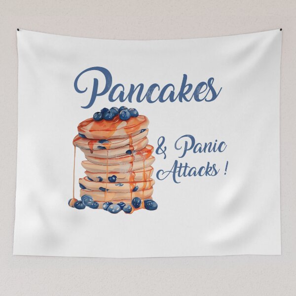 Item preview, Pancakes And Panic Attacks Breakfast Humor Lover designed and sold by spirorinin.