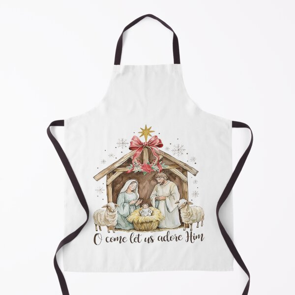 Item preview, O Come Let Us Adore Him Merry Jesus designed and sold by Arfurneauxt.