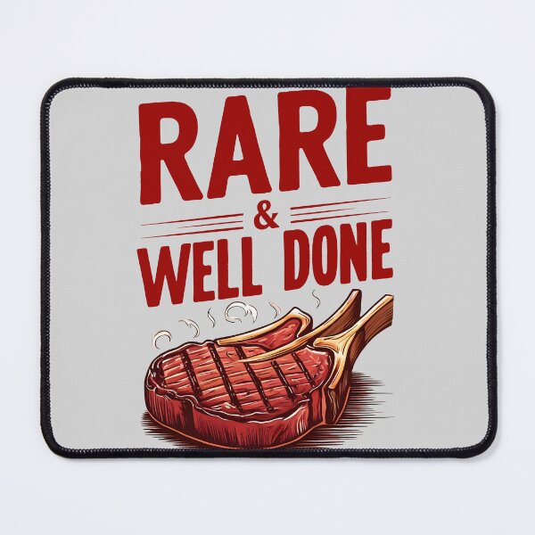 Item preview, Steak Lover Gift | Rare & Well Done | Food Humor designed and sold by TheMerchCompeny.