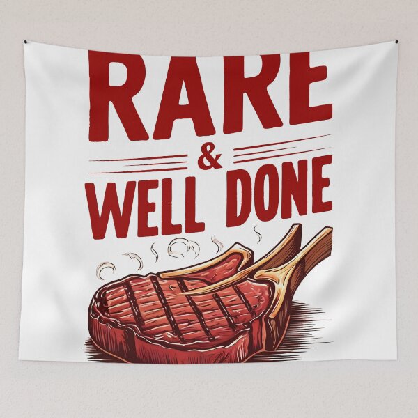 Item preview, Steak Lover Gift | Rare & Well Done | Food Humor designed and sold by TheMerchCompeny.