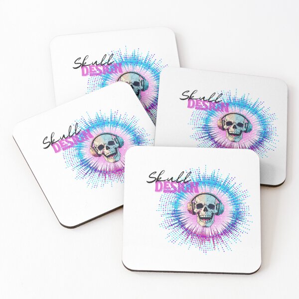 Item preview, Skull Design Headphones designed and sold by SkullFiesta.