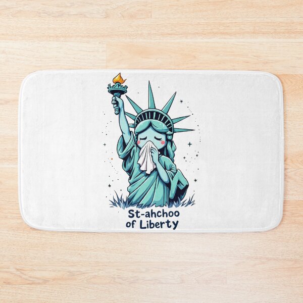 Item preview, Funny Statue of Liberty T-Shirt, St-achoo of Liberty Graphic Tee, Humorous Novelty Tee, Unique Gift Idea Shirt, USA Graphic Shirt designed and sold by Zeng-Graphics.