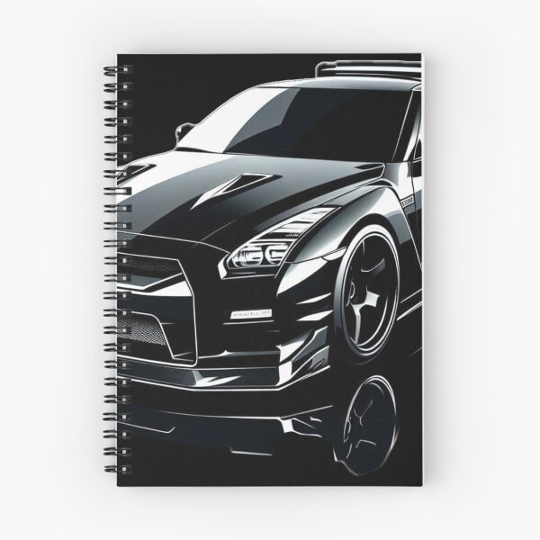 Artikelvorschau, Schwarzer Nissan GTR entworfen und verkauft von GeneralDaily.
