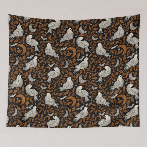 Item preview, Moonlit Flight, Enchanted Birds and Halloween Autumn Nights designed and sold by OzdeBayer.