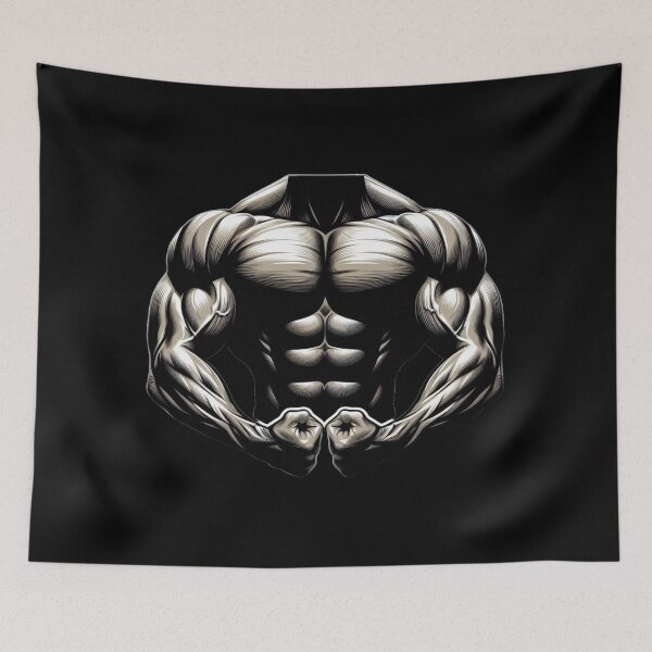 Item preview, Muscular Body Gym Motivation designed and sold by GeneralDaily.