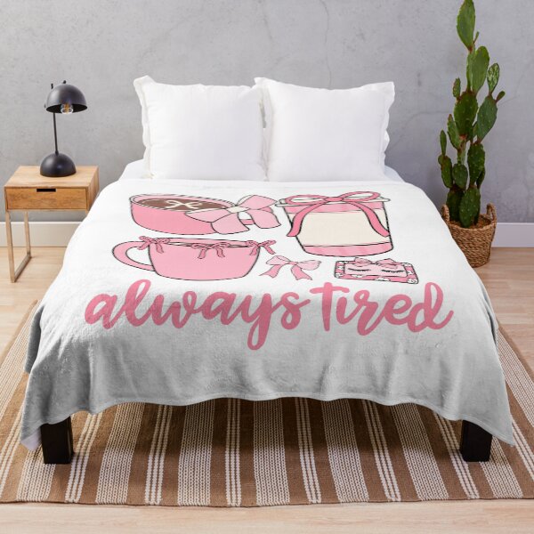 Item preview, Always tired - Pink Coquette Bow Coffee Lover designed and sold by thebest-2studio.